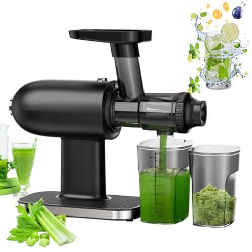 Juicer Machines,Slow Masticating Juicer, Horizontal Cold Press Juicer/Masticating Nutrition Juicer, Celery Juicer Machines, Cold Press Juicer Machines Vegetable And Fruit
