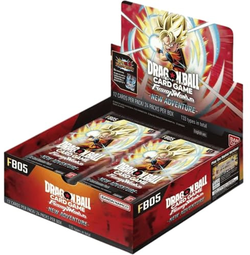 BANDAI Dragon Ball Super TCG : Fusion World - New Adventure FB05 Booster Box Pack de 24