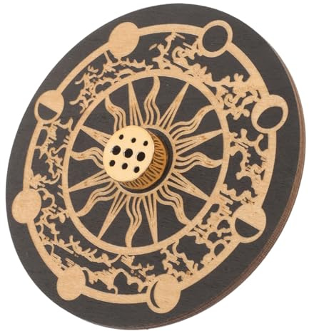 Vaguelly Porta Incenso Facile da Riporre e Trasportare, in Legno Elegante, Supporto per Bastoncini di Incenso, per Meditazione e Yoga, Casa e Ufficio