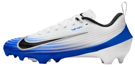 Nike Vapor Speed 3 Football Cleats (FB3303-101, White/Racer Blue/Black) Size 13