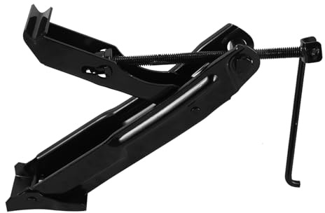 Ciieeo 1.7t Cric Manovella Z-shape in Acciaio Robusto Per Auto Camper e Rimorchi Sollevatore Salva Fatica Portatile e Compatibile Con Suv e Veicoli Pesanti