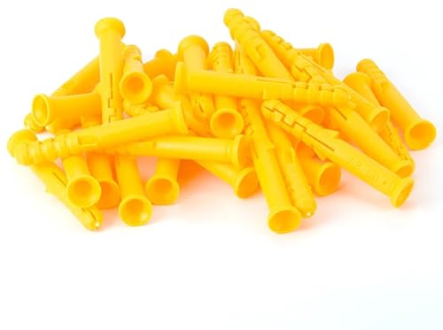 Ausdehnungsschloss, Steinwandschloss Kunststoff-Wandankerbolzen, Spreizdübel, Gelb, M8 x 40–120 mm, 210 Stück(50Pcs M8x60)