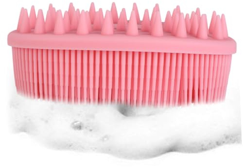 SOIMISS 2pièces Brosse de Massage pour Double Face Silicone Facile Mousser pour Bain à Domicile