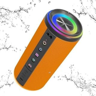 dotn Tubo doccia bluetooth microfono integrato altoparlante bluetooth con suono stereo altoparlante wireless per bagno casse musica impermeabile IPX7 con ventosa
