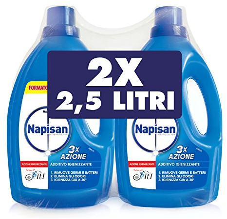 Napisan Additivo Igienizzante Liquido per Bucato, 2 x 2.5 l