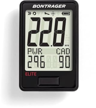 Bontrager Ridetime Elite Fahrrad Computer kabellos schwarz