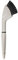 Natural Elements Eco Friendly Cleaning Brush for Small Spaces, Recycled Plastic Cleaner with Straw Bristles, Ideal for Tile Grout, Shower Doors and More, Grey, 24cm