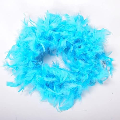 RIDAEX 2M Flauschiger Federboa-Schal, Federschals, Kleidungszubehör, Federkostüm, Party, Hochzeit, Dekoration