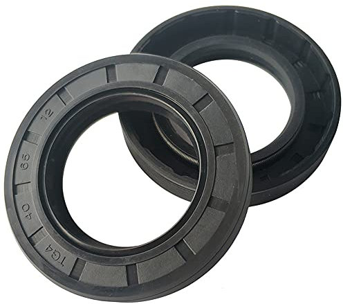 easyhaha Schwarze NBR TC/FB/TG4 Skelett-Öldichtringe ID: 15 mm Außendurchmesser: 21 mm – 48 mm Höhe: 4 mm – 10 mm NBR-Doppellippendichtung for Rotationswelle (Size : 15x24x7mm, Color : 5Pcs)