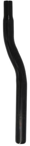 SENQI Bike Seat Post W/O Support, Steel Drainpipe Style BMX Bicycle Seat Post Without Support, Multiple Sizes(Black, 27.2 * 350mm)