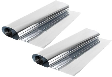 Película Aislante para Ventanas Plata 2 Unidades Plástico