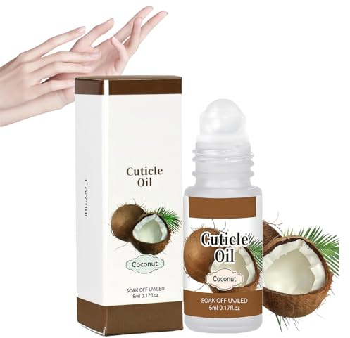 Cuticle Oil for Nails - Coconut Nail Oil,Cuticle Remover,N/ail Strengthener for Damaged Nail/s,Nai/l Growth Treatment,Na/il Cuticle Remover,Cuticle Oil Pen for Na/ils,N/ail Growth Serum,N/ail Oil,5ml