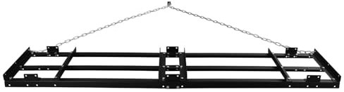 Robuster Abschleppharken hinter Auffahrt und Landschafts-Power-Rechen für effiziente Kiesnivellierung und Rasenpflege mit ATV, UTV, Traktor, Rasenmäher