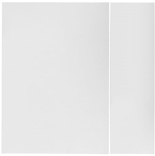 Hemobllo Thermal Binding Covers Set A5 100 White Textured Sheets for Document Protection in Business and School Reports