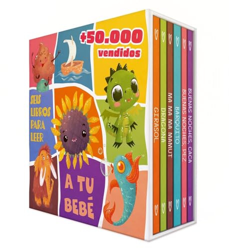 Colección de libros para bebés: Caja con libros para bebés de 6 a 18 meses (LIBROS INFANTILES)