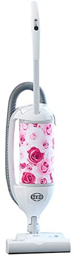 SEBO 90812GBR Bagged Upright, White/Rose, Vacuum Cleaner