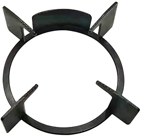 Mikinona Support De Cuisinière Rond 20,2 Cm En Fonte Épaisse Antidérapante Pour Poêle Et Wok Sur Gaz, Accessoire La Cuisine Isolant Thermique, Usage Familial Quotidien