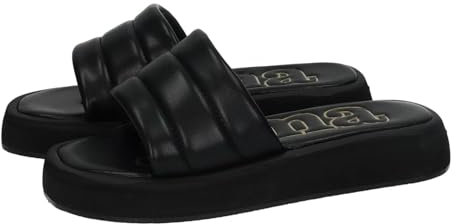 Joma SDUNLS2501 Chanclas de Mujer Color Negro con Pala Acolchada y Plantilla Confortable Mujer Sandalias Negro 39