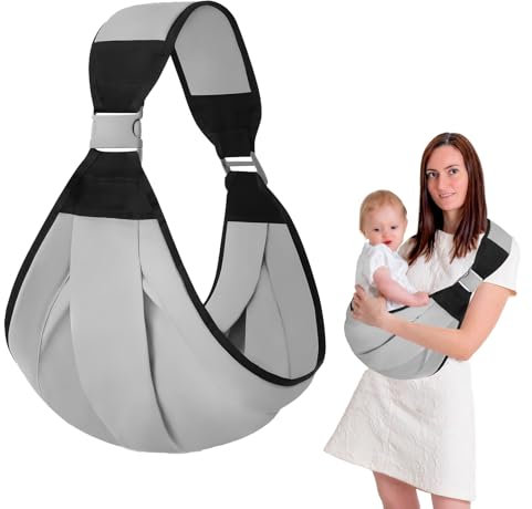 Porte Bebe Hanche, Porte Bebe Epaule, Porte BéBé Hanches Côté, Porte Enfant 20kg, Porte Bebe Lateral, Porte Bebe Neeko, Porte Bebe, pour Aux Bébés de 0 À 36 Mois et Tout-Petits Jusqu'à 20 Kg (Gris)