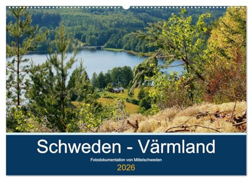 Schweden - Värmland (Wandkalender 2026 DIN A2 quer), CALVENDO Monatskalender: Fotodokumentation von der typisch schwedischen Natur in Värmland. (CALVENDO Natur)