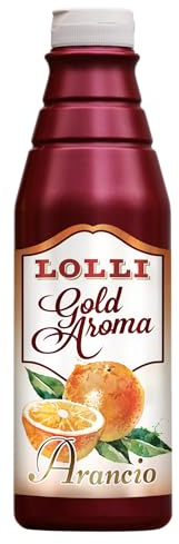 LOLLI - Aromi in pasta per preparazioni professionali, ideali per dare gusto a tantissimi prodotti di pasticceria e gelateria, senza coloranti, linea GOLD (1 flacone - 800g, Arancio)