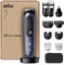 Braun Tondeuse Electrique Tout-En-Un Pour Hommes Series 7 AIO7565 Bleu, Kit 13-En-1 Avec Lame ProBlade et 7 Sabots, Coffret De Rasage Avec Accessoires, Conçue Pour Raser Barbe, Cheveux et Corps