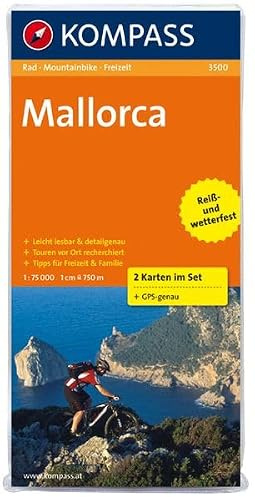 Mallorca: Radkarten-Set. GPS-genau. 1:75000 (KOMPASS-Fahrradkarten International, Band 3500)