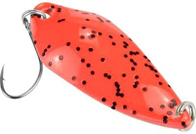 FTM Unisex – Erwachsene 10C5200054C10 Spoon Rock 4,2g-Löffelblinker zum Spinnfischen, Forellenblinker, Forellenköder, Blinker zum Forellenangeln, Farbe:red Glitter Black, Bunt, Normal
