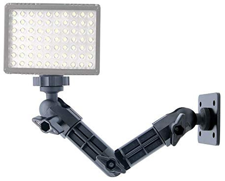 Acetaken 28 cm artikulerande magisk arm väggmonteringshållare stativ för kamera LED-ljus, videolampa