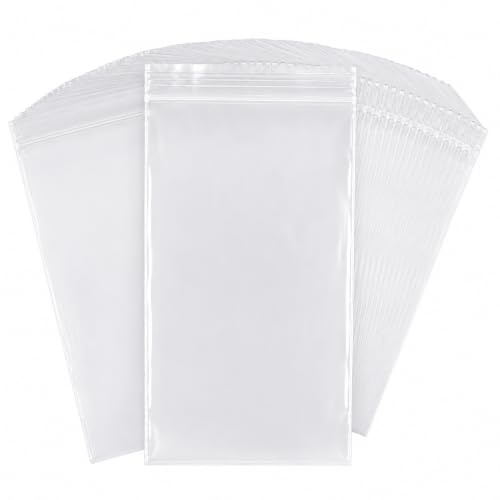 On1shelf Grip Seal Bags GL11 150 x 230mm Clear Zip Lock Bags 100 Pack | 62.5 micron strong clear LDPE bags