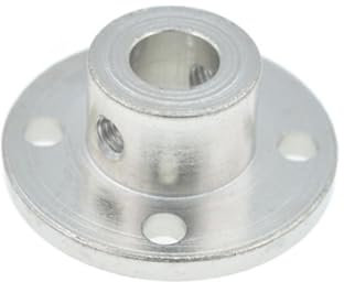 TAIGUHUI Flange Connettore di accoppiamento a Flangia Rigida 2Pc 3/3.17/4/5/6/6.35/7/8/10/11/12/14mm Flangia Filettata(6mm)