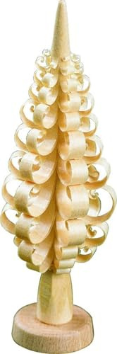 Rudolphs Schatzkiste Spanbaum 10 cm Natur Höhe 10cm NEU Weihnachten Spanbaum Baumschmuck Holzschmuck Holz Seiffen Erzgebirge Strauchbehang Dekoration