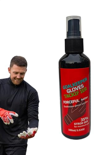 Grip Spray für Fußballhandschuhe, Fußball Sticky Spray für Handschuhe, Starkes Torwarthandschuh Grip Spray, Advanced Football Sticky Spray für Handschuhe