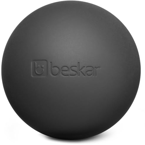 Balles de Massage en Lacrosse pour le Relâchement Myofascial, la Thérapie des Points Gâchettes et la Thérapie par le Yoga, Balle de Massage des Pieds pour Soulager la Fasciite Plantaire Noir