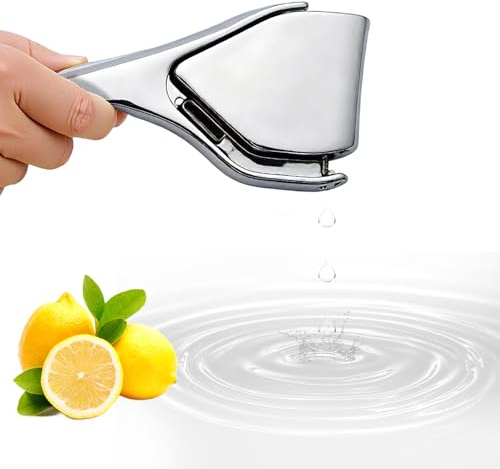 Heavy Duty Lemon Squeezer Stainless Steel - Max Extraction Manual Juicer -2025 NEW Upgrade Hand Press Lemon Juicer, Easy Squeeze Fold-Flat Lime Citrus Handheld Juice Extractor,hand juicer