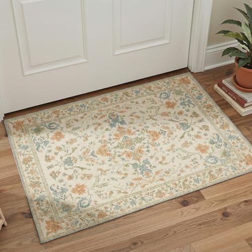 BEIMO Tapis Entree Interieur Vintage 60x90cm Lavable en Machine