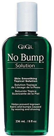 GIGI No Bump Solution - Ingrown Hair Treatment & Skin Smoothing for After Shave Waxing, Prevents Razor Bumps & Post-Waxing Irritation, 8 fl oz