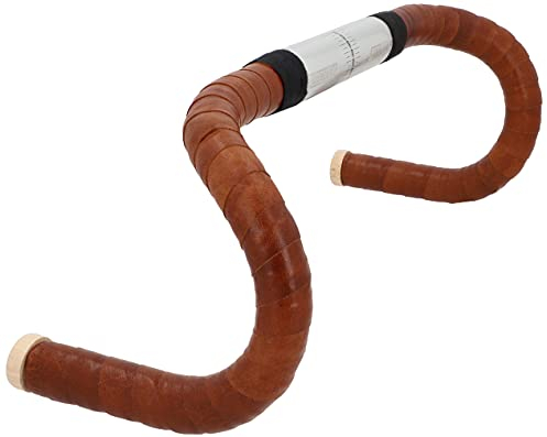 Gusti Leder Lenkerband Adri V. – 2x Griffband selbstklebend 200 cm – Gravelbike- & Rennrad Lenkerband Leder inkl. Korkstopfen für sicheren Halt