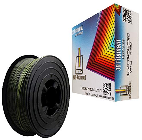 OWL-Filament 3D-Drucker PET-G 1,75mm 1kg Spule Rolle (Camouflage)