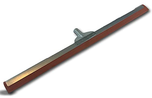 Raclot Balai raclette | Extracteur d'eau pour Sol | Longueur 75 cm | Lame Caoutchouc en néoprène renforcé Rouge | sans Manche | Anti Rayures | Douille en métal pour Manche | Résistant | Kibros 1675