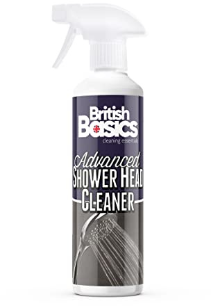 BritishBasics - Shower Head Cleaner/Descaler and Limescale Remover 500ml, Clear