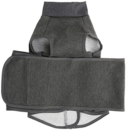 Hunde-Angst-Jacke, Hunde-Angst-Weste Komfort-Hunde-Angst-Entlastungs-Mantel Hunde-Angst-Beruhigungsweste Wrap Atmungsaktive Hunde-Angst-Weste-Jacke mit Klettverschluss (L)