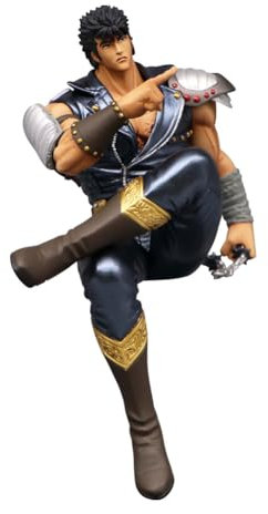 Xinnice Kenshiro Anime Nudelstopper Figur | 14cm PVC Sitzende Statue | Anime-Charaktere Nudelstopper | Desktop Dekorationen Sammlung Geburtstag