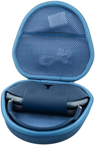 Khanka Hard Case for Apple AirPods Max 2/AirPods Max Over-Ear Headphones | Compatible with Apple AirPods Max 2/AirPods Max Wireless Over-Ear Headphones;Hard Case for Storage,Navy Blue,Case Only