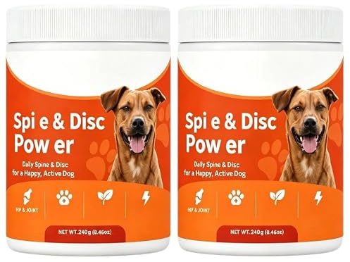 Poudre de moules pour chiens : pour la colonne vertébrale et les disques intervertébraux, mobilité articulaire chez les chiens