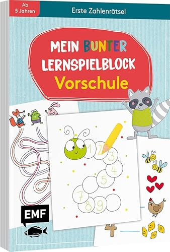 Mein bunter Lernspielblock – Vorschule: Erste Zahlenrätsel: Übungen und Rätsel ab 5 Jahren