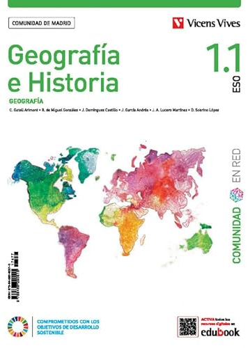 Geografía e Historia 1 (1.1-1.2+Separatas) Comunidad de Madrid (Comunidad en Red)