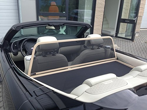 Aperta Windschott passend für Saab 9-3 (2003-2014) YS3F - Ohne Bohren - 100% Passgenau OEM Qualität Beige Windstop Windabweiser