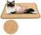 Kratzmatte Katzen, Sisalteppich für Katzen, Natürliche Katzenkratzbretter Sisal Kratzteppich, Kratzbretter Boden rutschfest, Natürlicher Sisalteppich für Katzen schützt Teppiche Sofas 30 x 40cm
