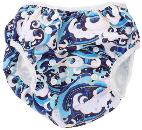 minkissy Pannolino Bagno Per Ragazzo Riutilizzabile Costume Bagno Protettivo Per Ragazzo Pantaloncini Bagno Adatti e Bambine